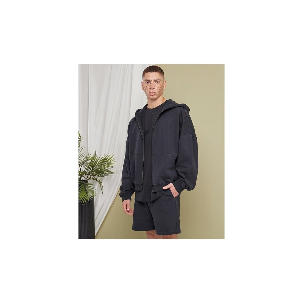 Build Your Brand 90s Zip Hoodie