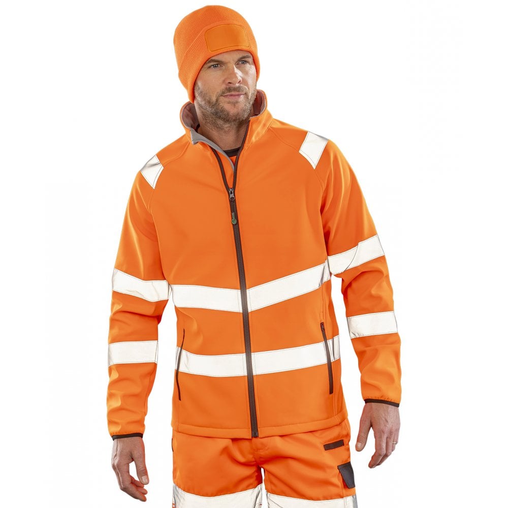 Result Recycled 2-layer Printable Safety Softshell