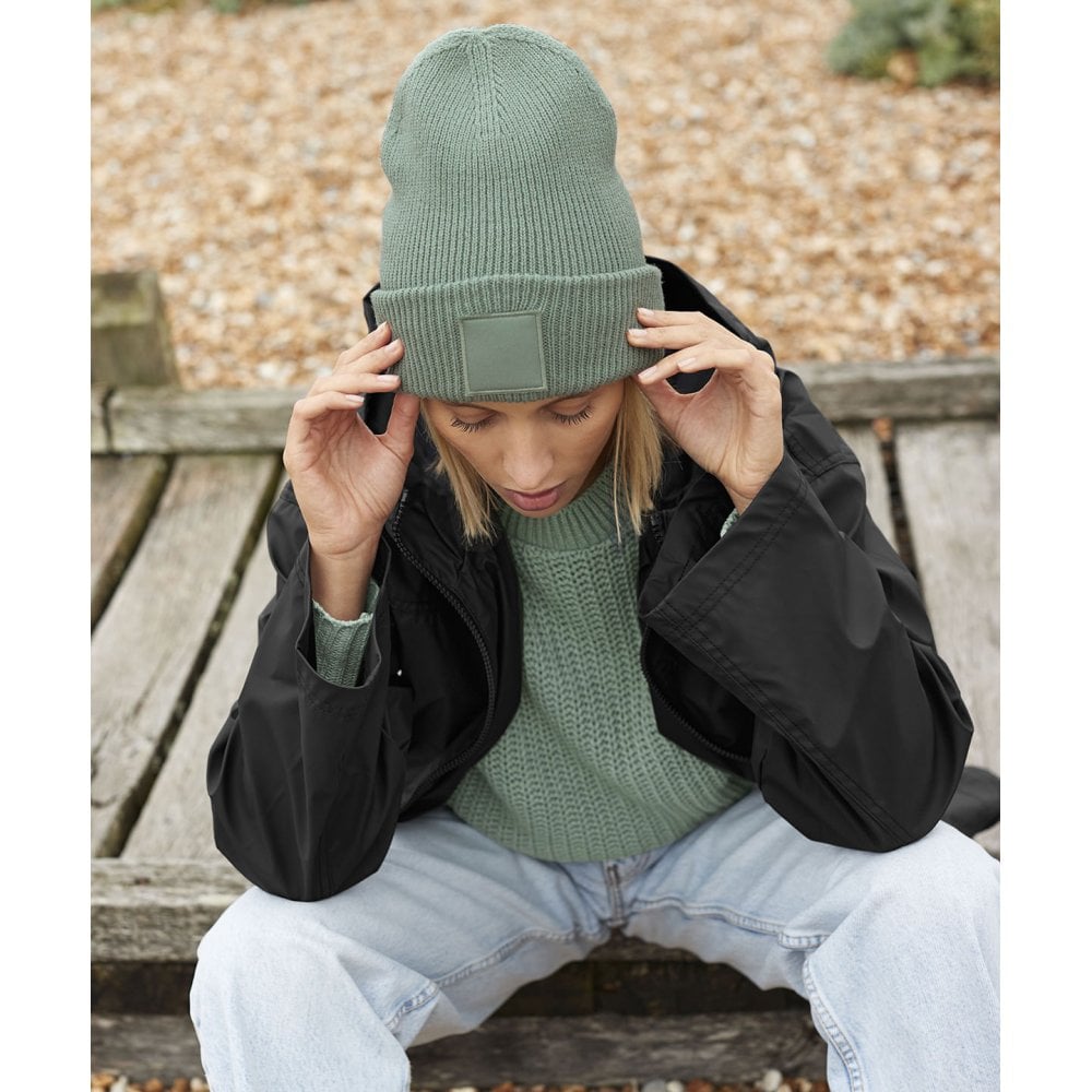 Beechfield Deep-cuffed Tonal Patch Beanie