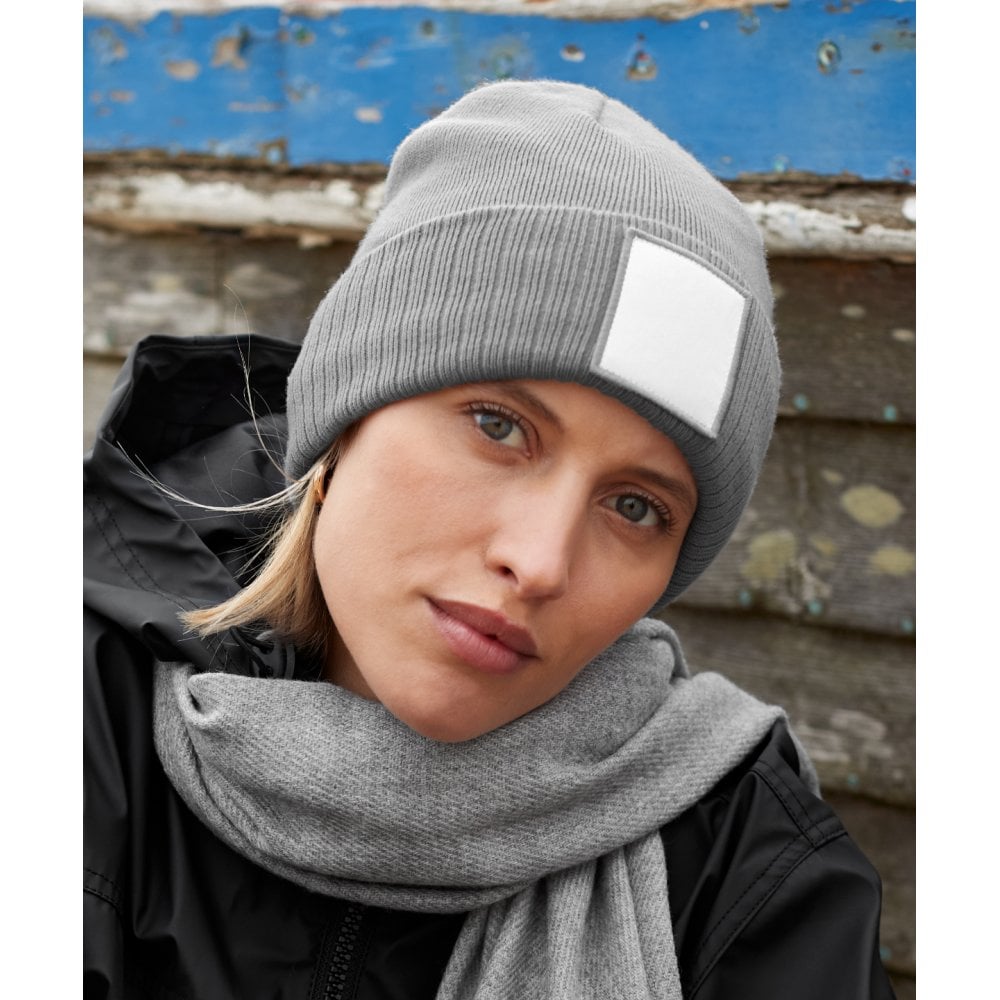 Beechfield Appliqué Patch Beanie