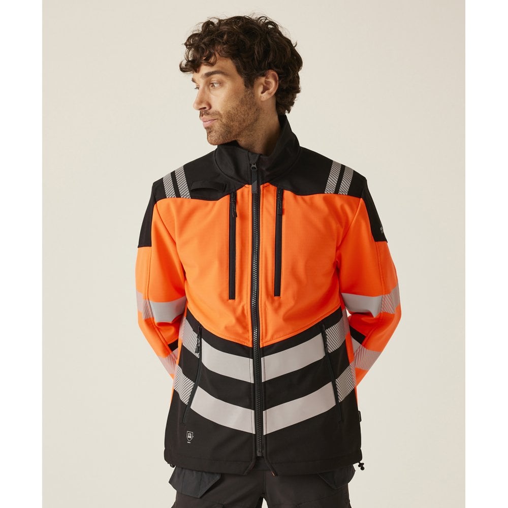 Regatta High Visibility Regatta Hi-Vis X-Pro 3-layer Softshell Jacket (Class 2)