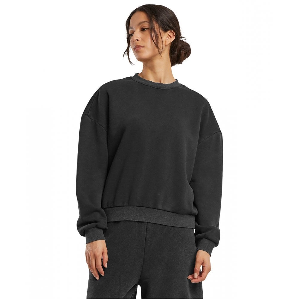 Build Your Brand Women's Vintage Heavy Crew Neck