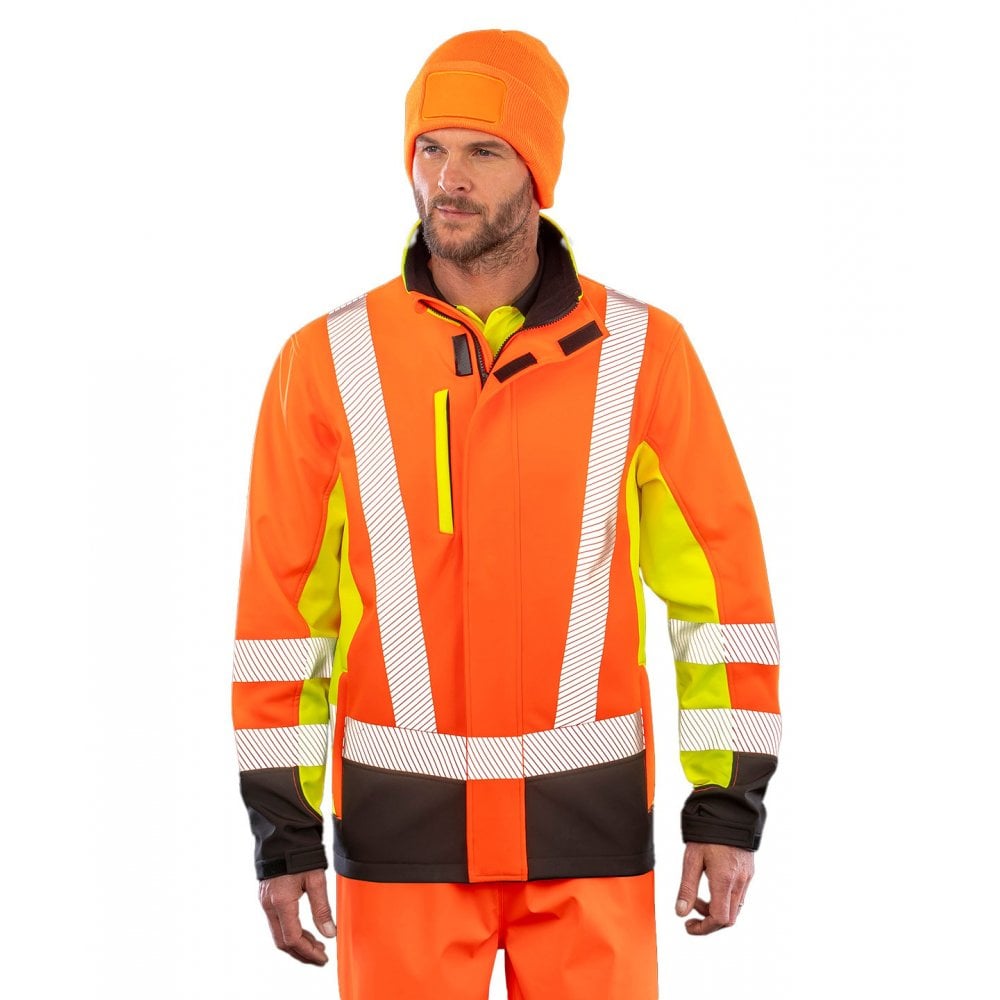 Result Recycled 3-layer Printable 3-tone Safety Softshell