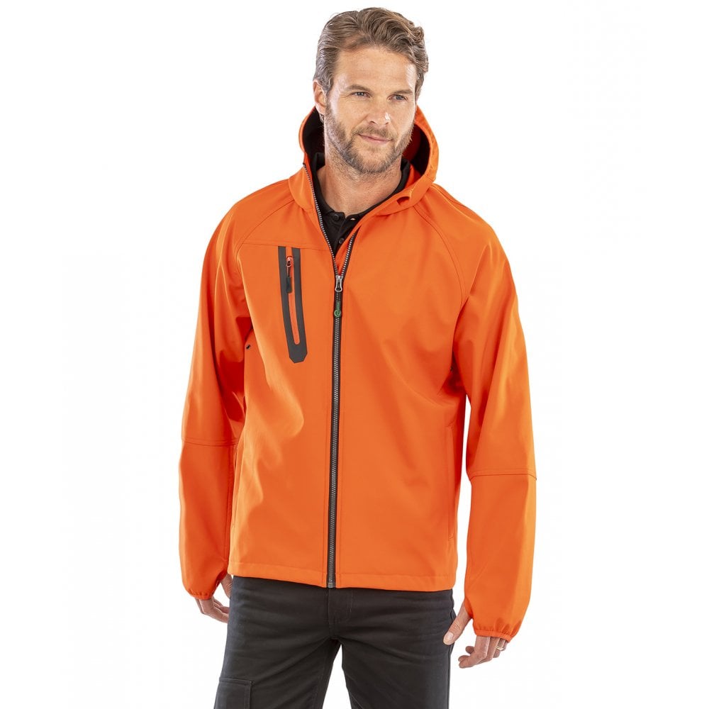 Result Recycled 3-layer Printable Casual Hooded Softshell
