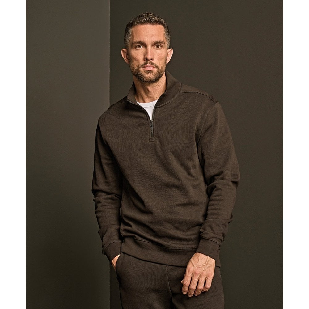 Tee Jays Ribbed Interlock Half-zip (5506)