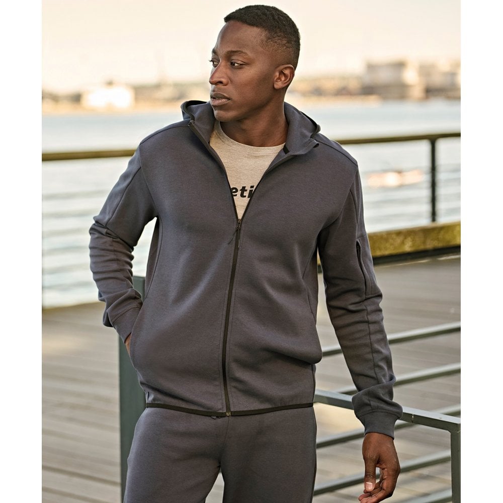 Tee Jays Athletic Hooded Full-zip Sweatshirt (5706)