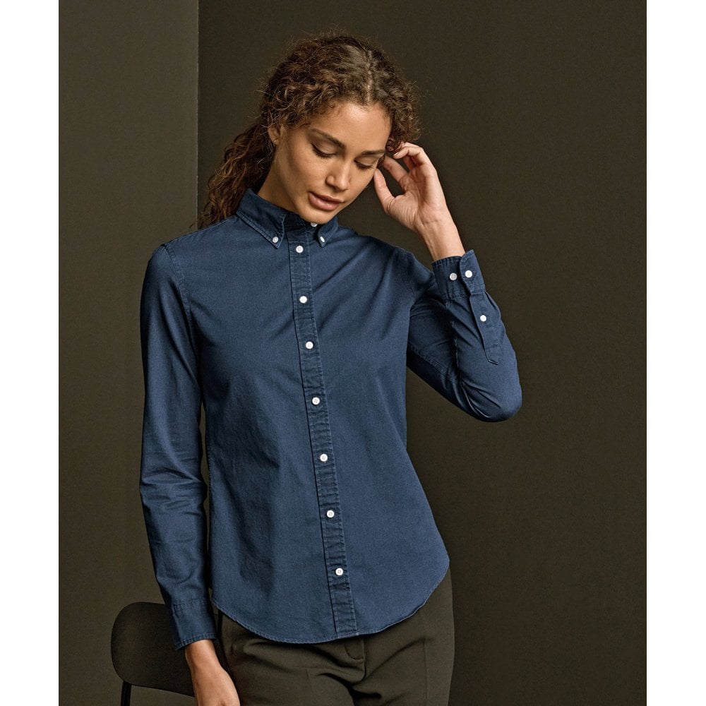 Tee Jays Women's Casual Twill Shirt (4003)