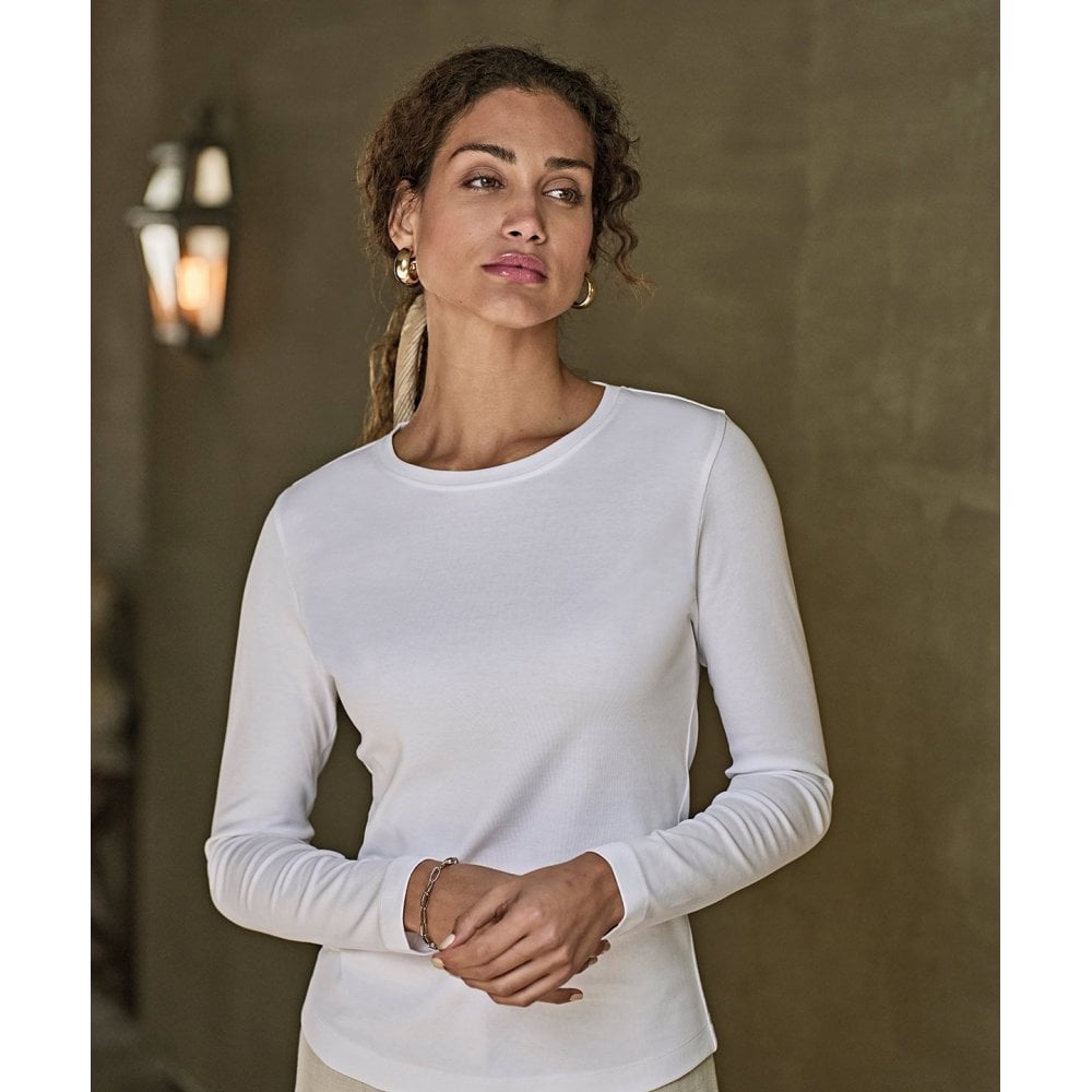 Tee Jays Women's Long Sleeve Interlock Tee (590)