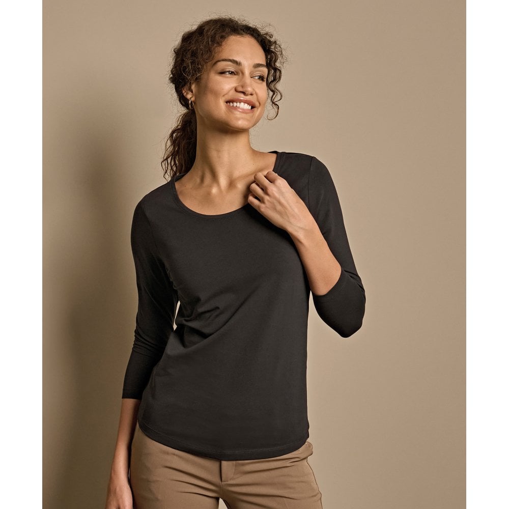 Tee Jays Women's Stretch 3/4-sleeve Tee (460)
