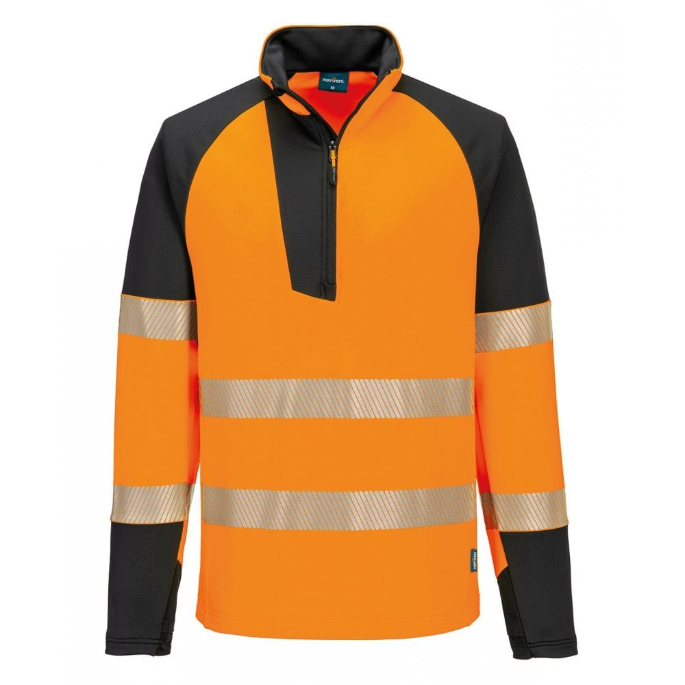 Portwest PW3 Hi-vis ¼-zip Sweatshirt (T172)