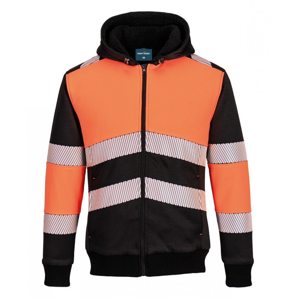 Portwest PW3 Hi-vis Class 1 Winter Hoodie (PW377)