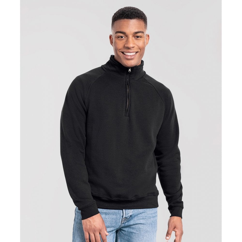 Fruit of the Loom Iconic Premium Zip-neck Sweat
