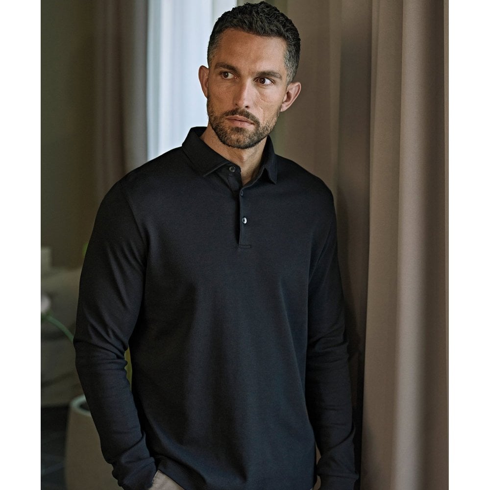 Tee Jays Pima Cotton Long-sleeve Polo (1442)