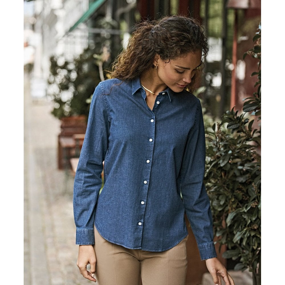 Tee Jays Women's Denim Shirt (4005)