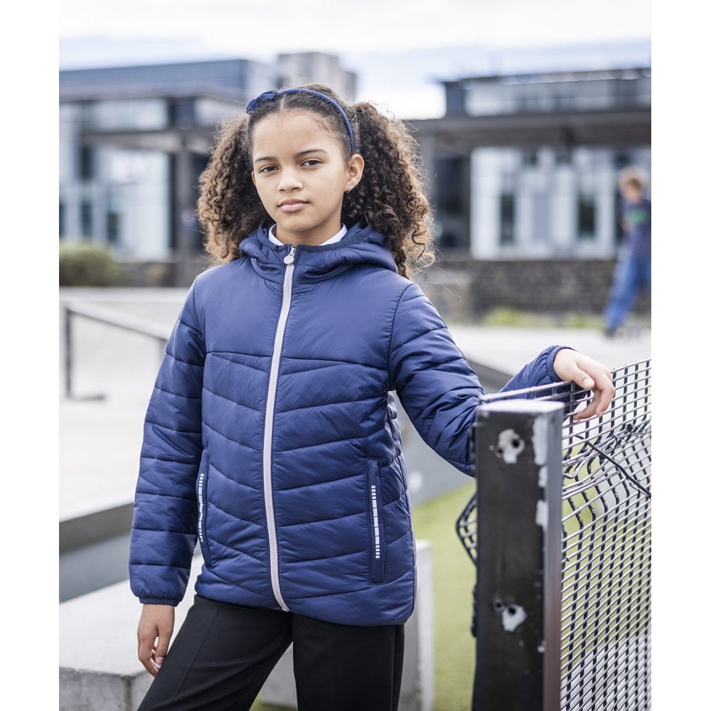 Regatta Junior Loftlite Hooded Baffle Jacket