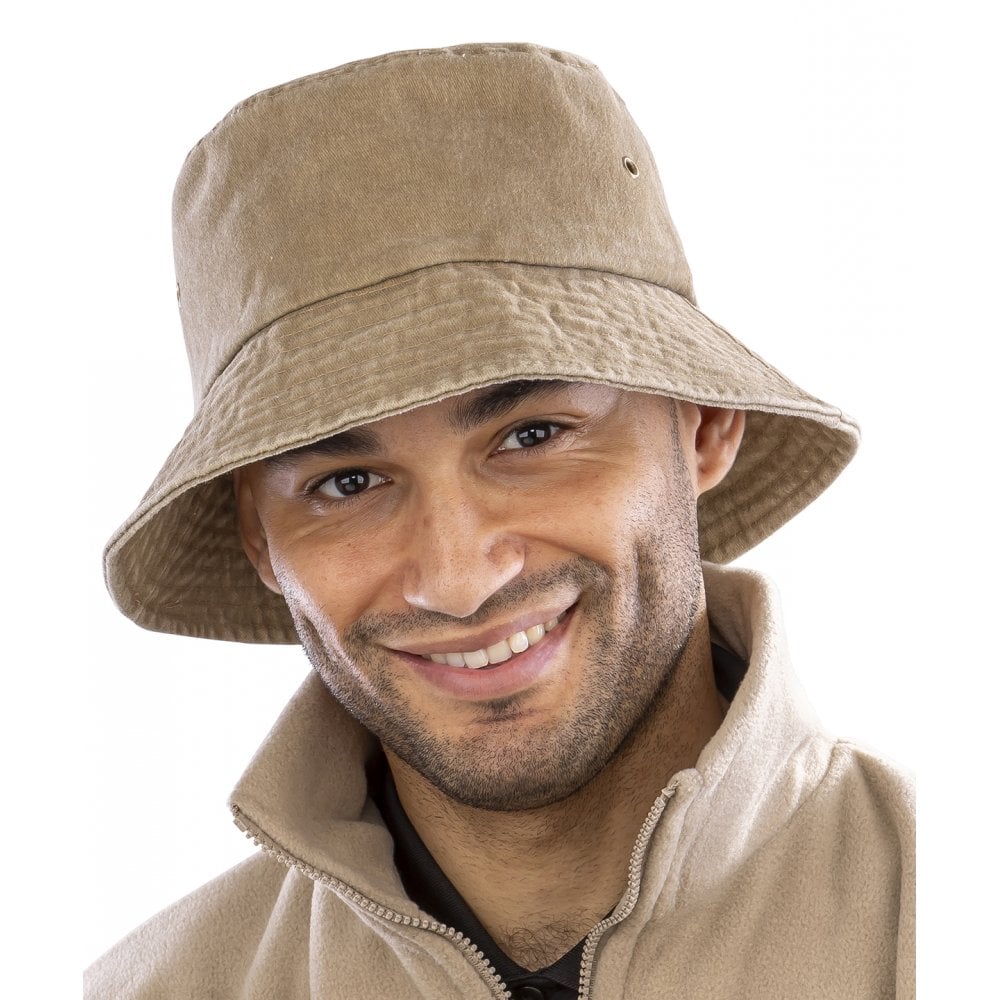 Result Headwear Result Pure Cotton Vintage Bucket Hat