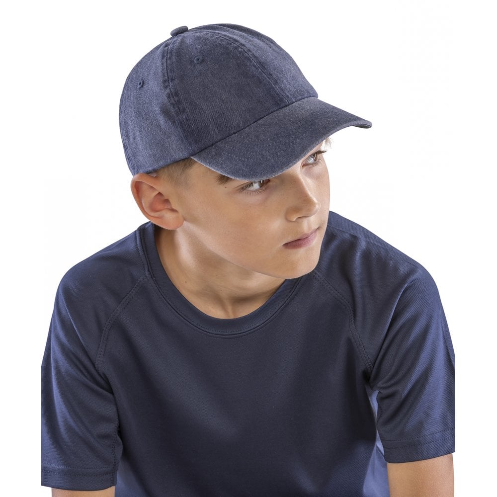 Result Headwear Result Junior Pure Cotton Vintage Cap