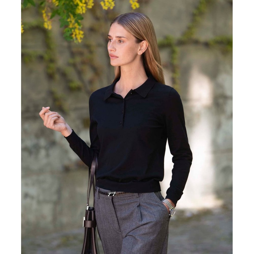 Nimbus Women's Brighton Long Sleeve Polo – Elegant Knitted