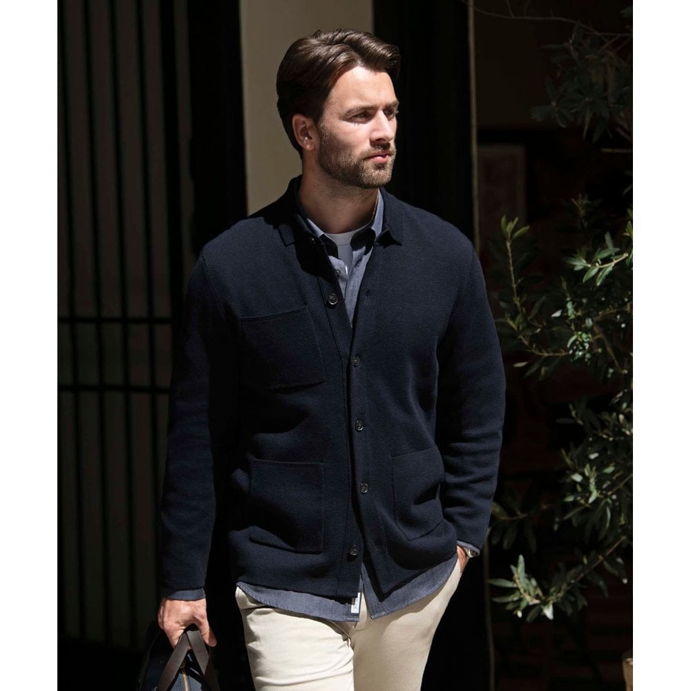 Nimbus Wilton – Refined Milano Knit Overshirt