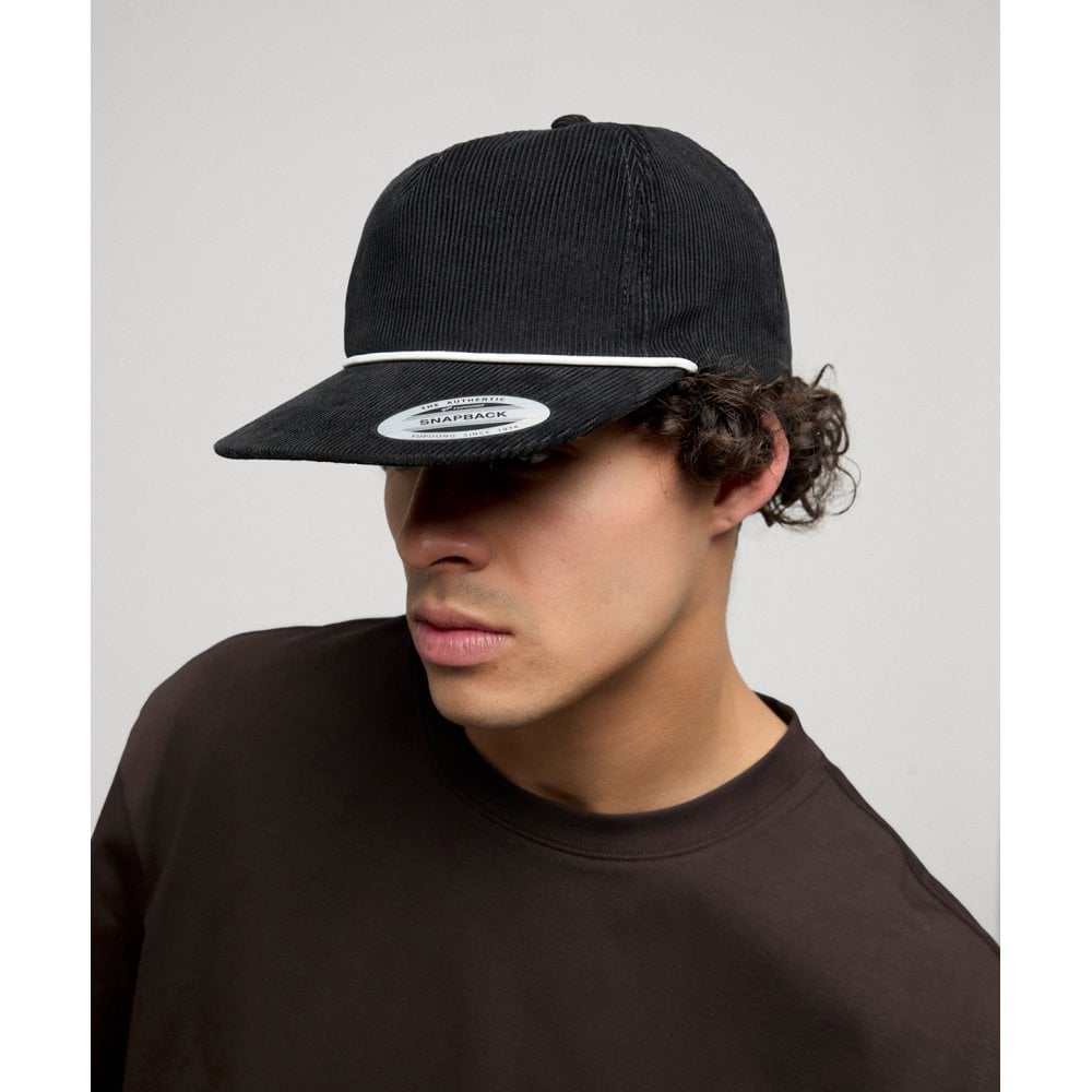 Flexfit By Yupoong Flexfit YP Classics Unstructured Corduroy Cap with Braided Rope