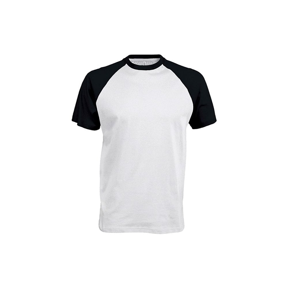 Kariban Baseball Short-Sleeved Two-Tone T-Shirt