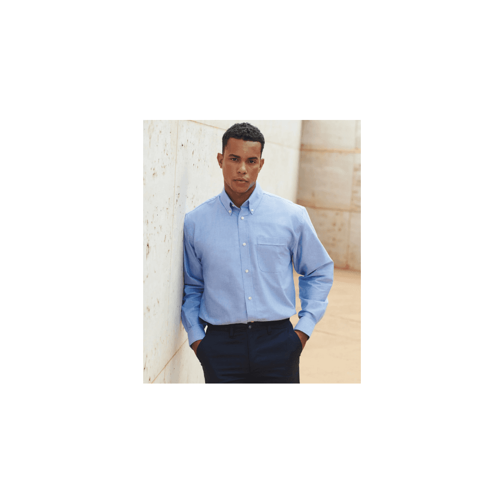 Henbury Long Sleeve Classic Oxford Shirt