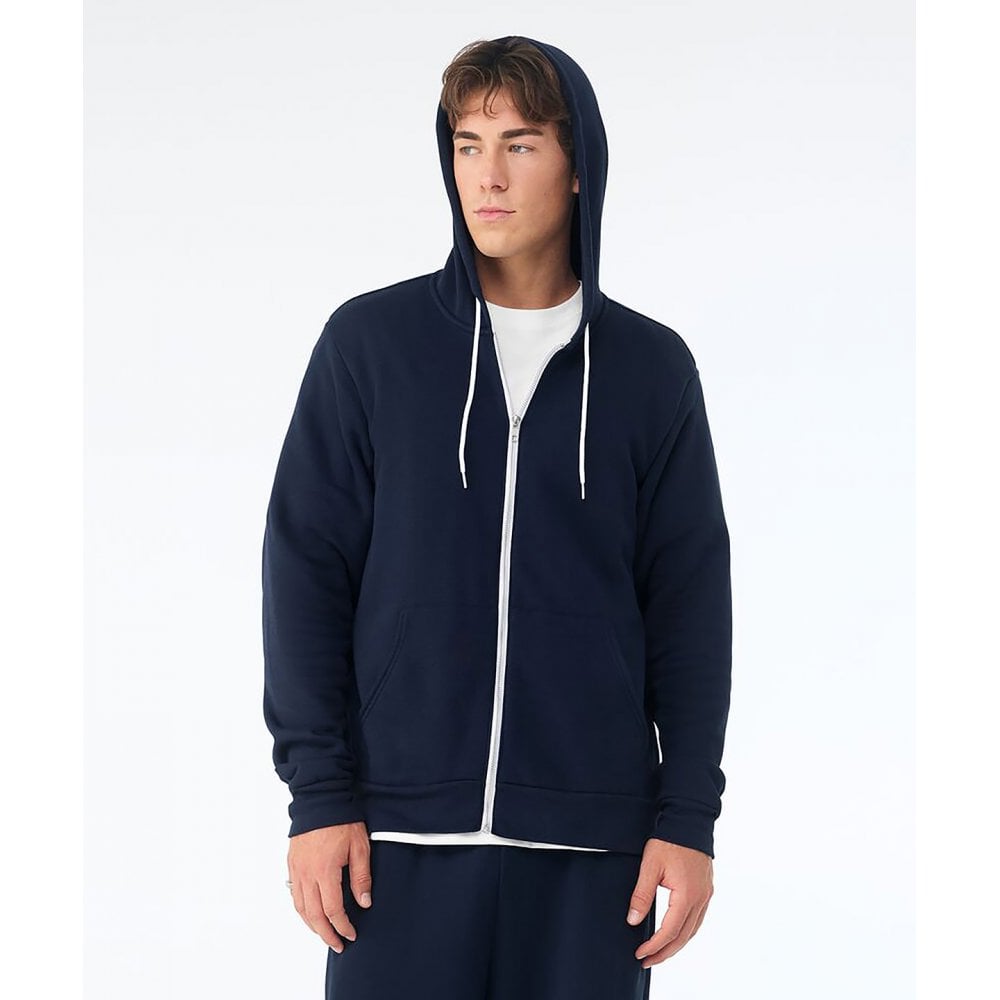 Bella+Canvas Unisex Polycotton Fleece Full Zip Hoodie