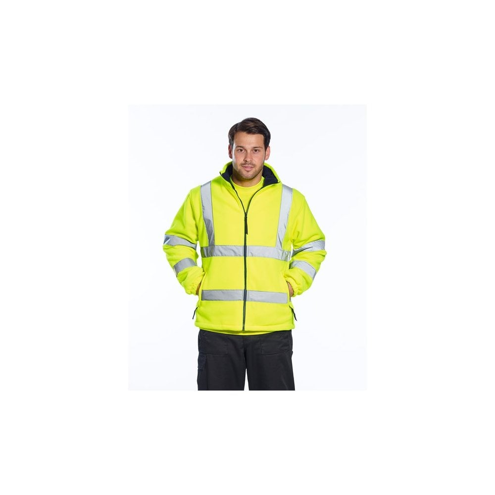 Portwest Lined Hi-Vis Mesh-lined Fleece