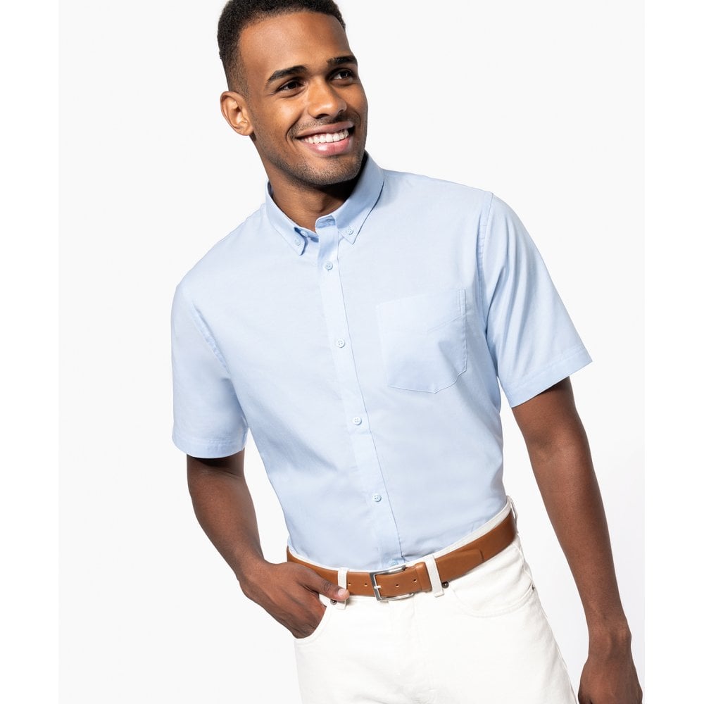 Kariban Men's Short-sleeved Oxford Shirt