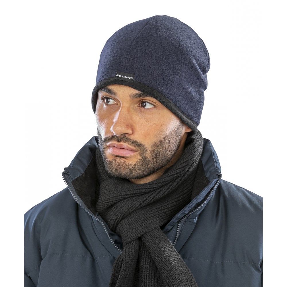 Result Winter Essentials Result Reversible Microfleece Bob Hat