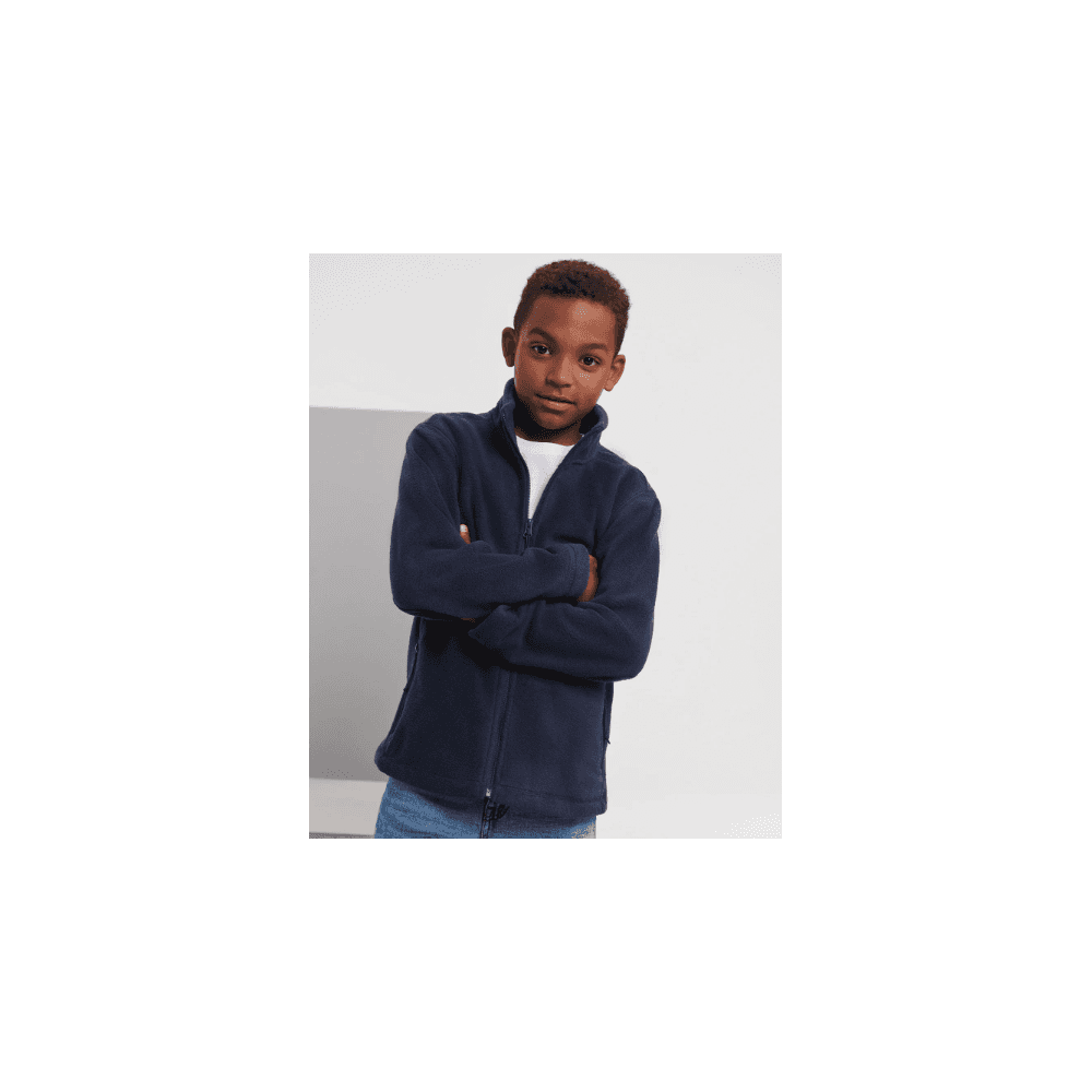 Russell Athletic Russell Europe Kids Full Zip Outdoor Fleece