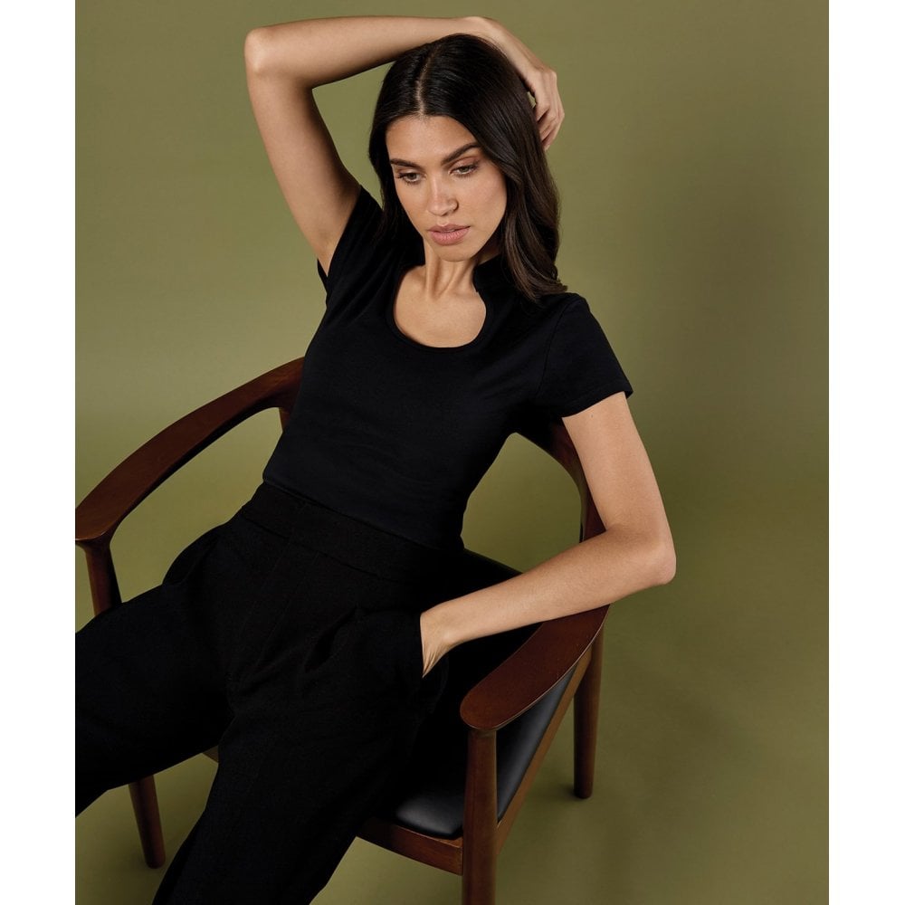 Kustom Kit Women's Corporate Top Keyhole Neck (Regular fit)