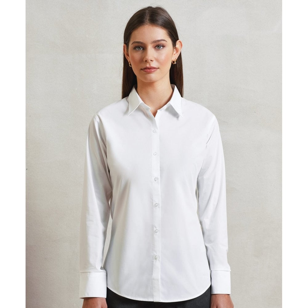 Premier Women's Supreme Poplin Long Sleeve Shirt