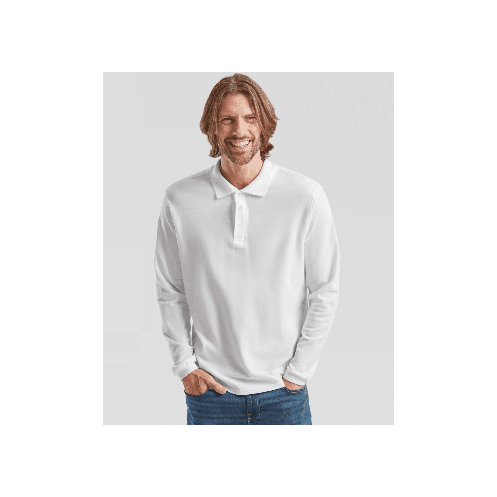 Fruit of the Loom Premium Long Sleeve Polo