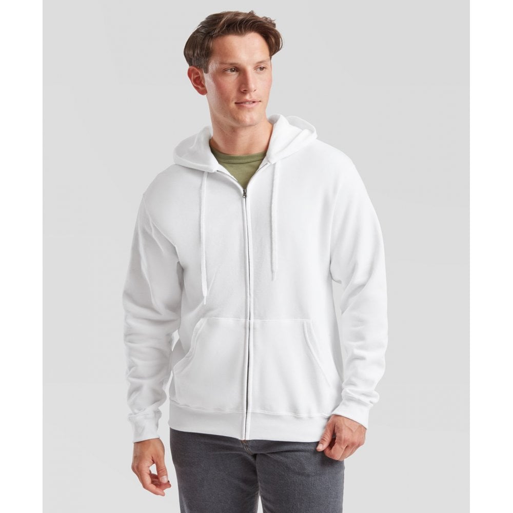 Fruit of the Loom Classic 80/20 Hooded Sweatshirt Jacket