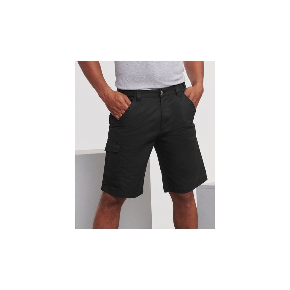 Russell Athletic Russell Europe Polycotton Twill Workwear Shorts