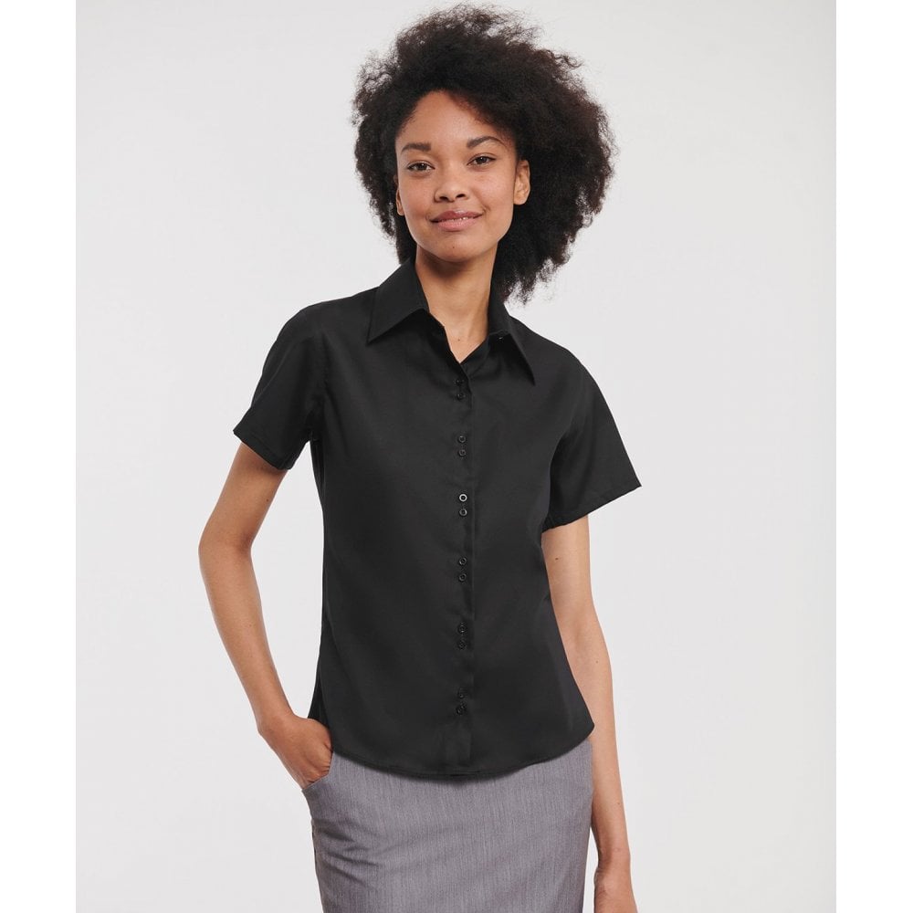 Russell Collection Russell Women's Short Sleeve Ultimate Non-Iron Shirt