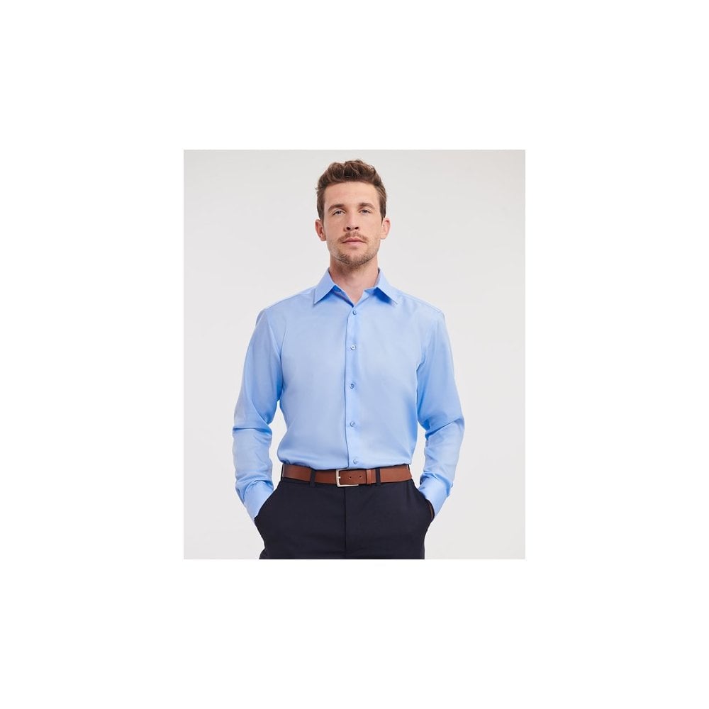 Russell Collection Russell Long Sleeve Tailored Ultimate Non-Iron Shirt