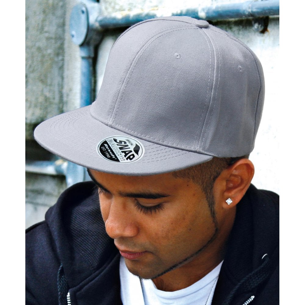 Result Headwear Result Bronx Original Flat Peak Snapback Cap