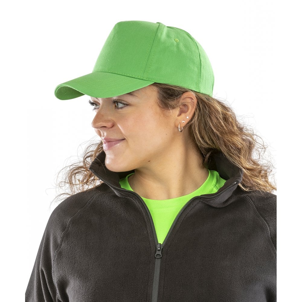 Result Headwear Result Boston 5-panel Polycotton Printer's Cap