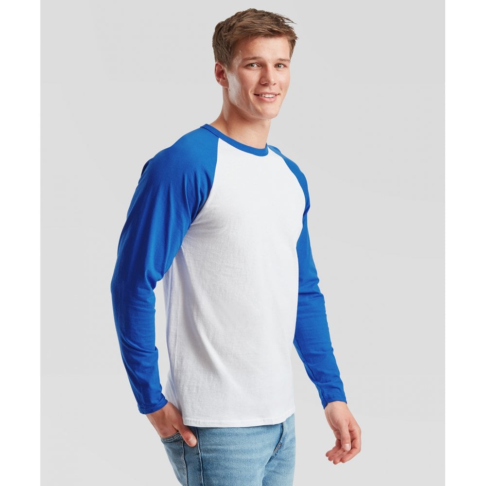 Fruit of the Loom Long Sleeve Baseball T-Shirt