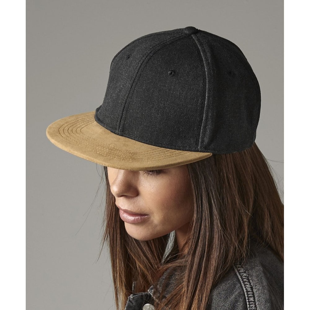 Beechfield Suede Peak Snapback