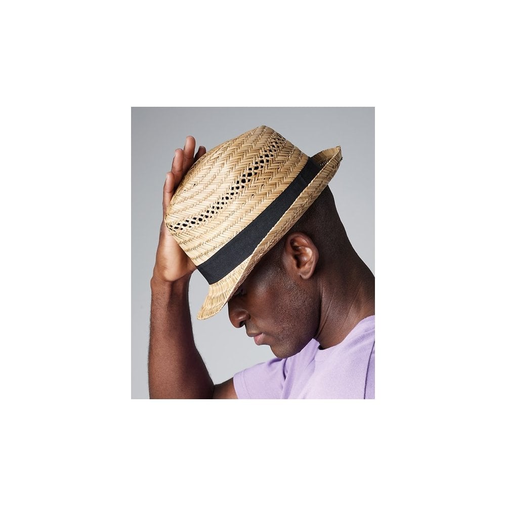 Beechfield Straw Summer Trilby