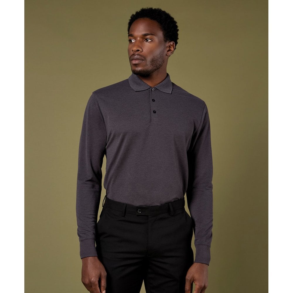 Kustom Kit Piqué Polo Long Sleeved (Classic fit)