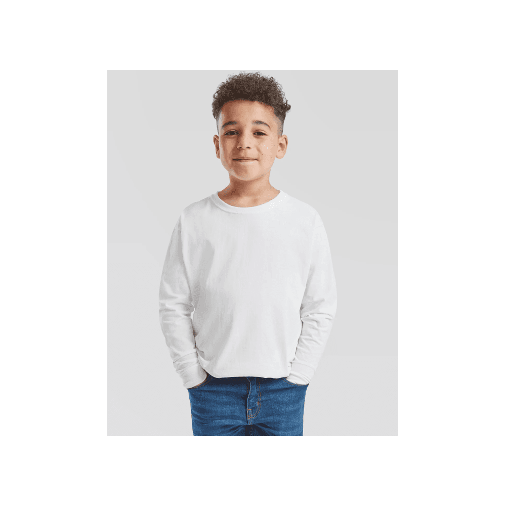 Fruit of the Loom Kids Long Sleeve Valueweight T