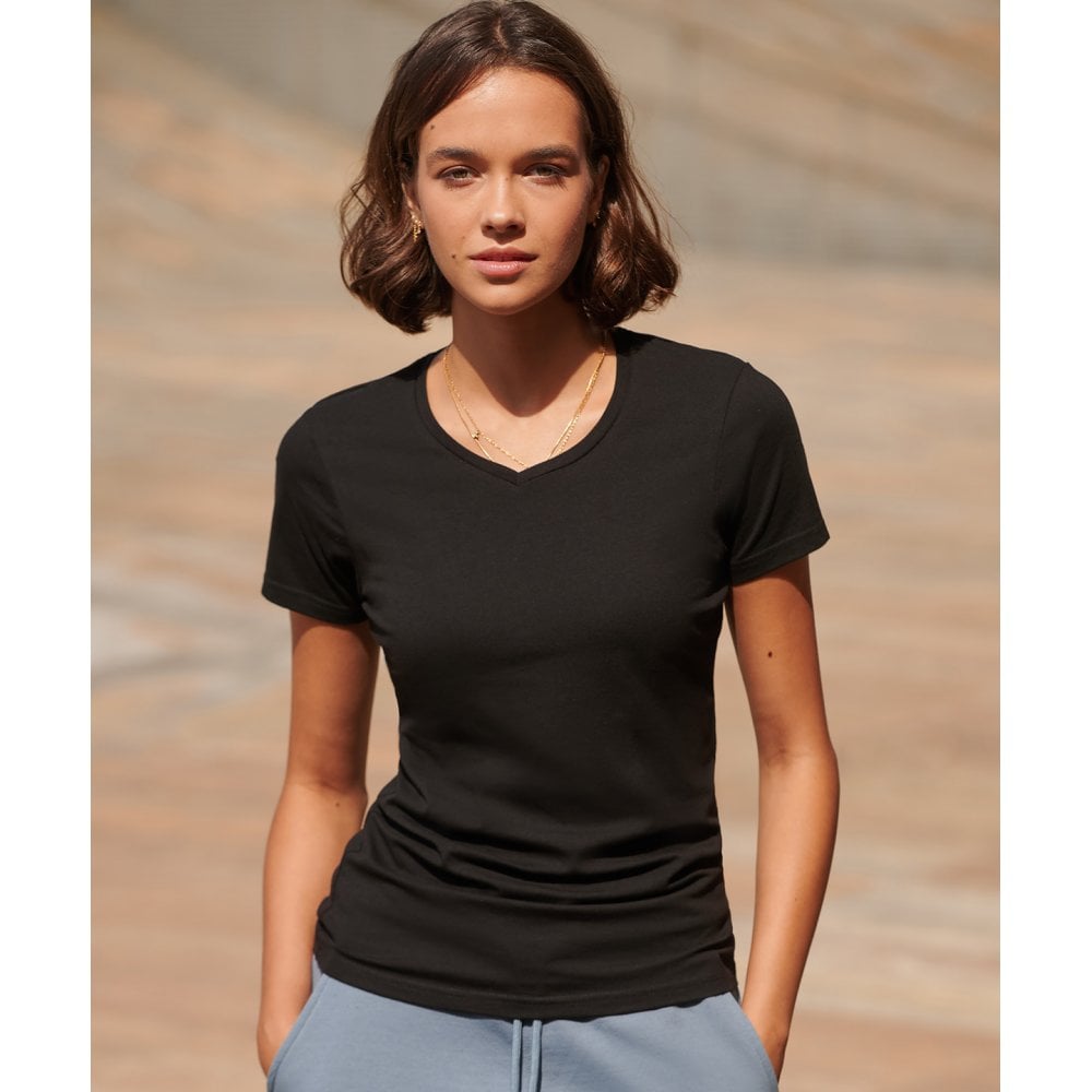 SF Clothing Feel Good Women's Stretch V-Neck T-Shirt