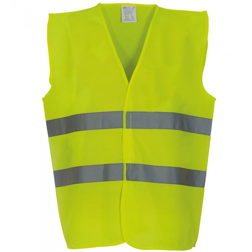 Yoko Hi vis 2 bands waistcoat (HVW102)