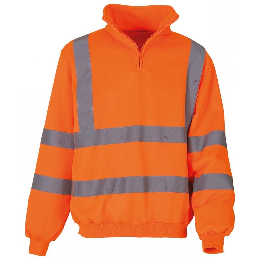 Yoko Hi vis ¼ zip sweatshirt (HVK06)