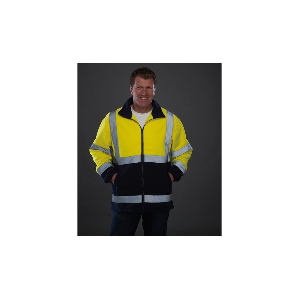 Yoko Hi Vis Heavyweight Fleece Jacket (HVK08)