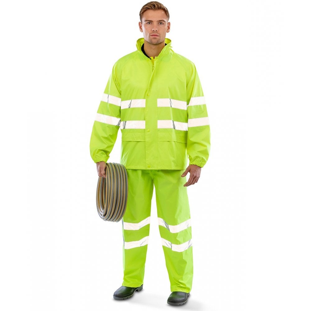 Result Safeguard High-viz Waterproof Suit